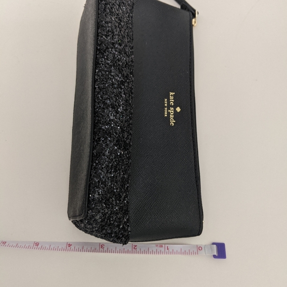 EUC! Kate Spade New York Little Shiloh Greta Court Black Makeup Cosmetic Case - Picture 4 of 15